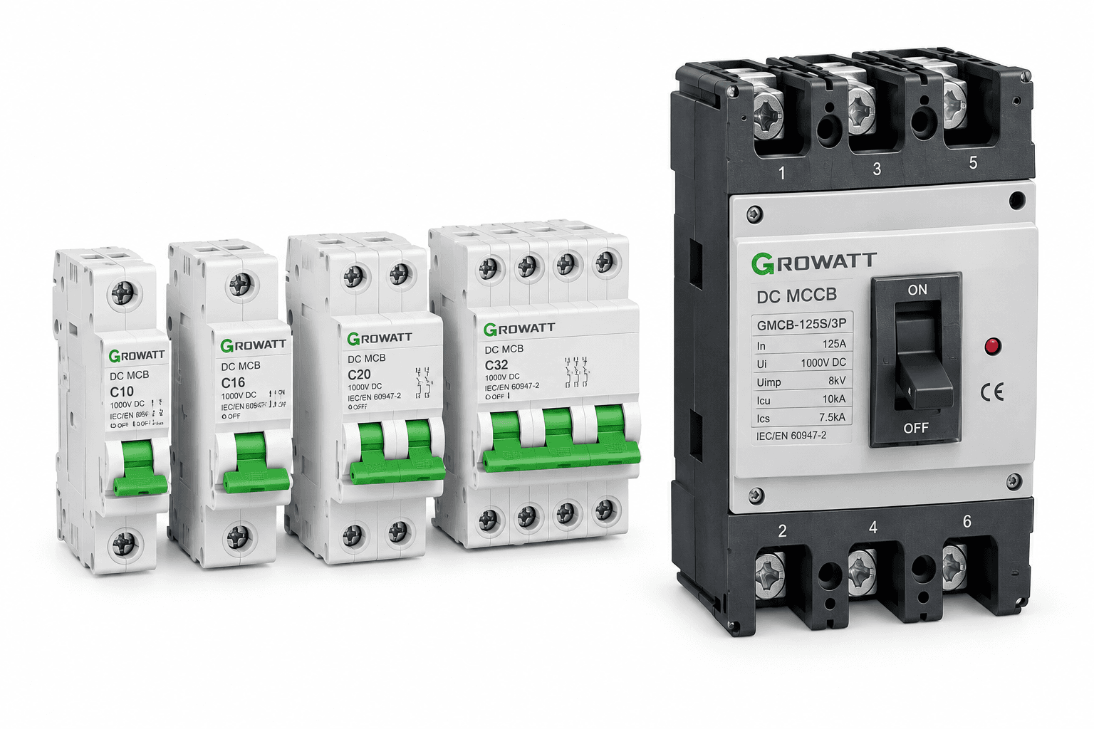 DC Circuit Breakers & MCCBs