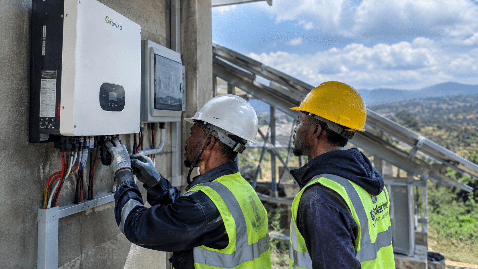 The Sungo Solar team at work